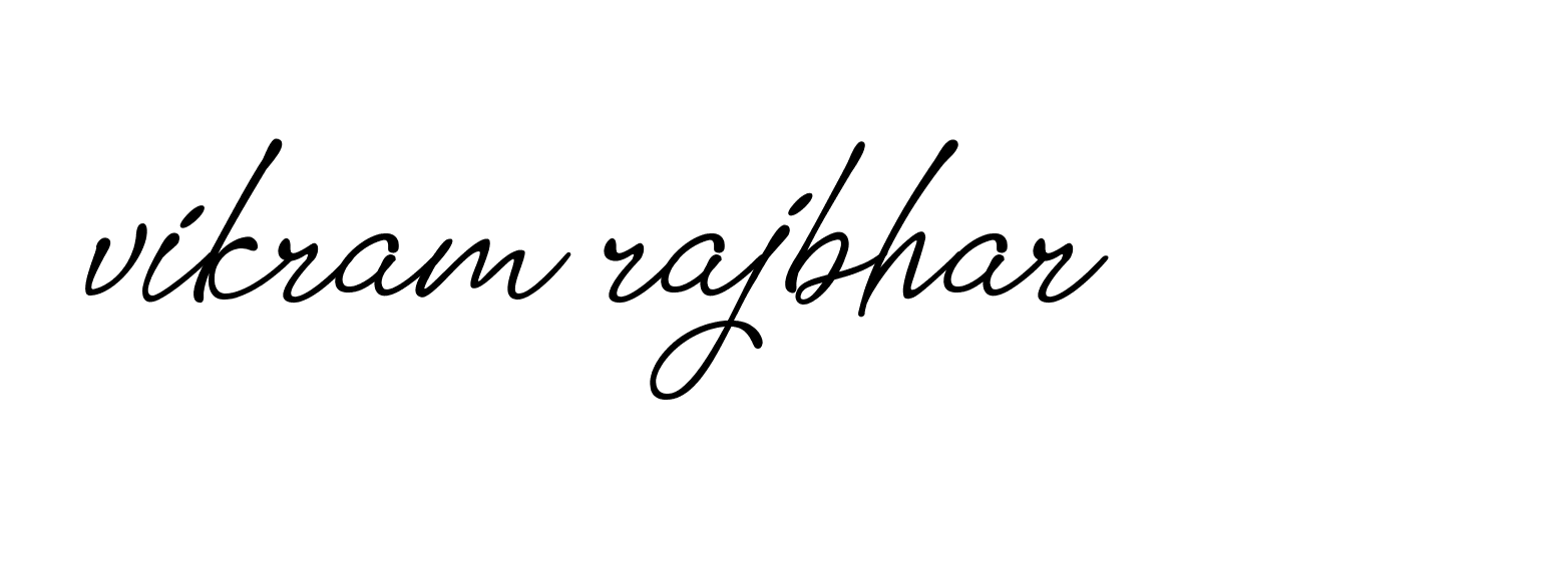 Signature of vikram-rajbhar