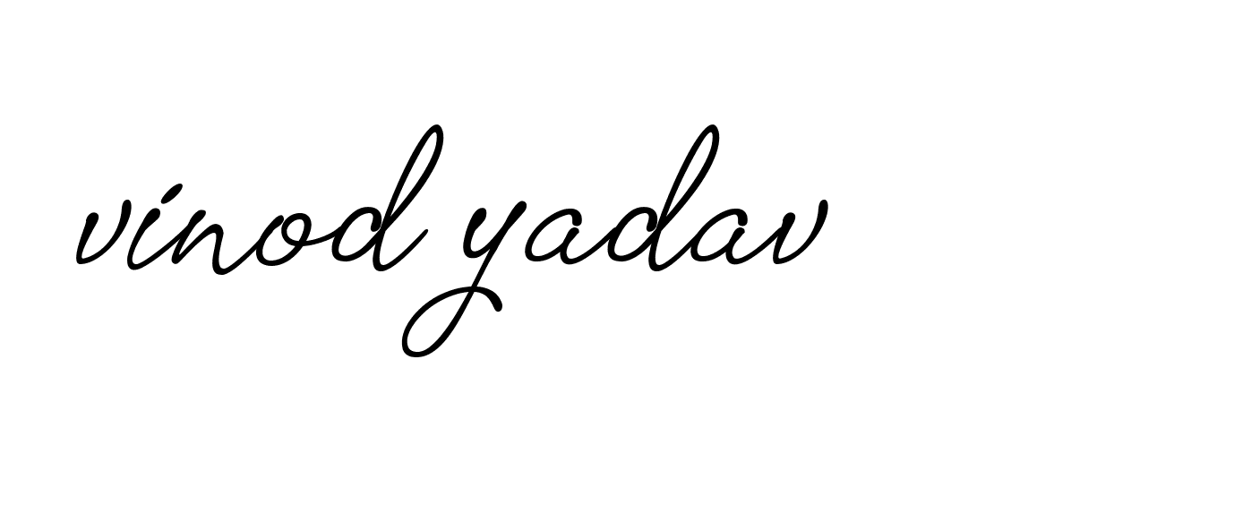 Signature of vinod-yadav