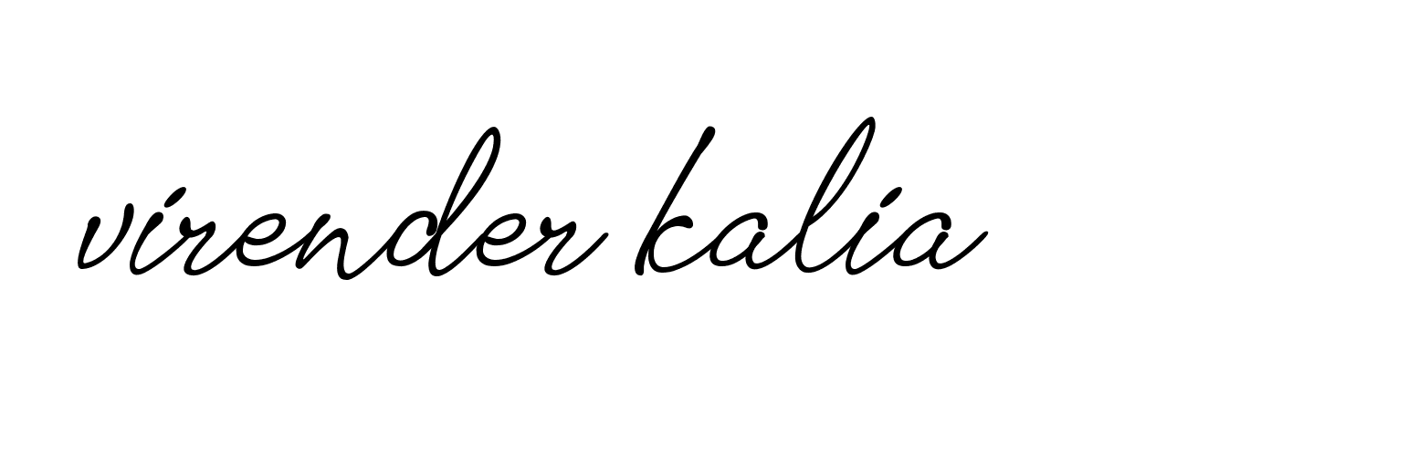 Signature of virender-kalia