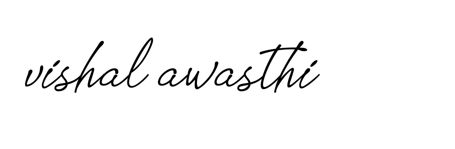 Signature of vishal-awasthi