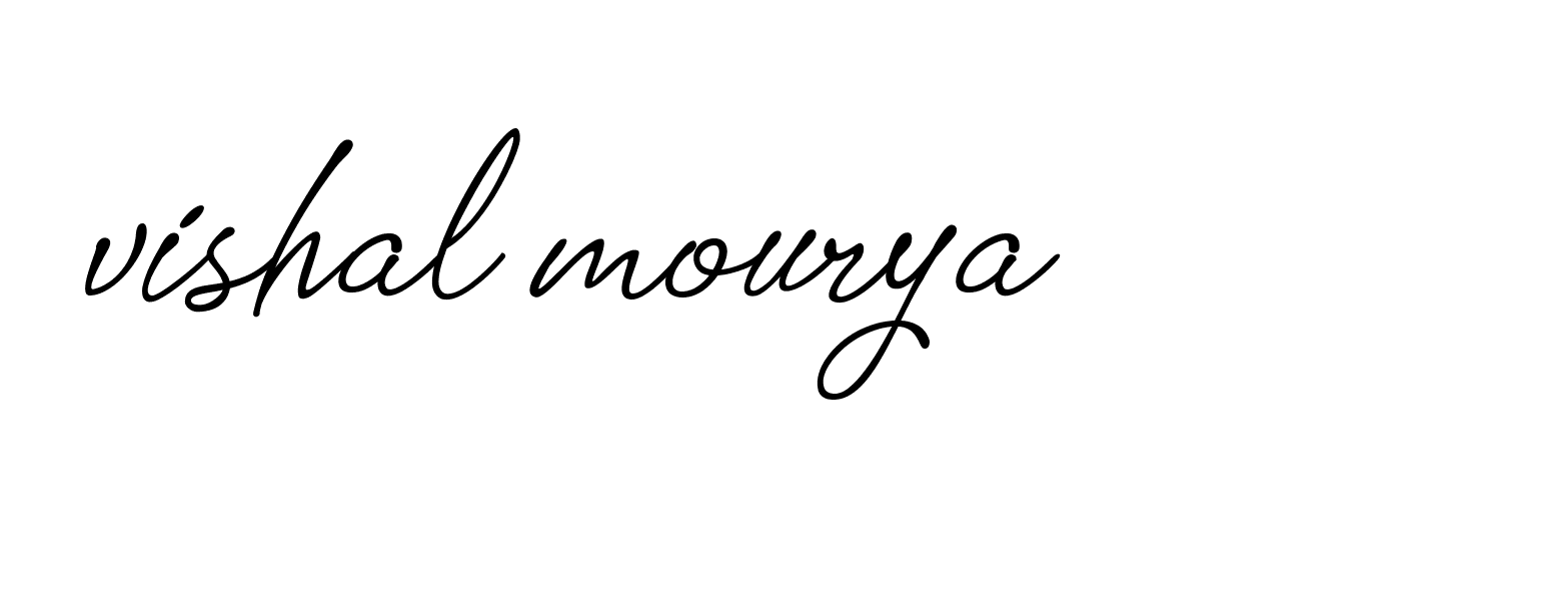 Signature of vishal-mourya-