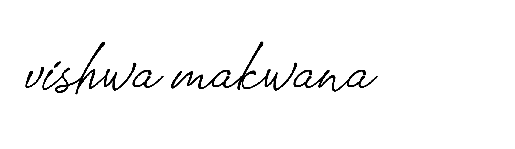 Signature of vishwa-makwana