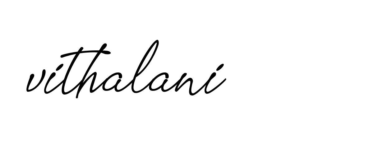 Signature of vithalani