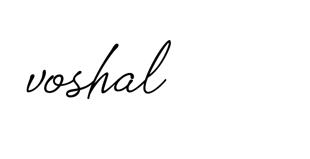 Signature of voshal