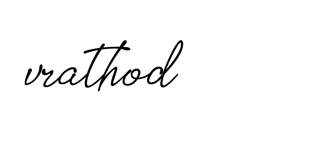 Signature of vrathod