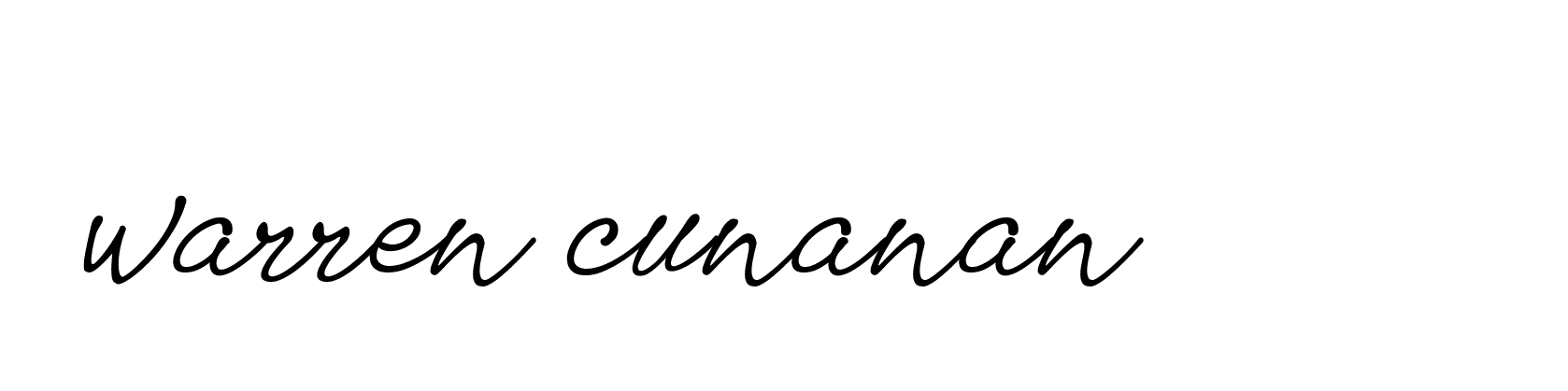 Signature of warren-cunanan