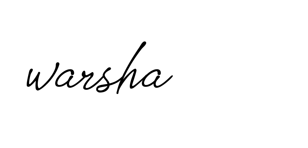 Signature of warsha