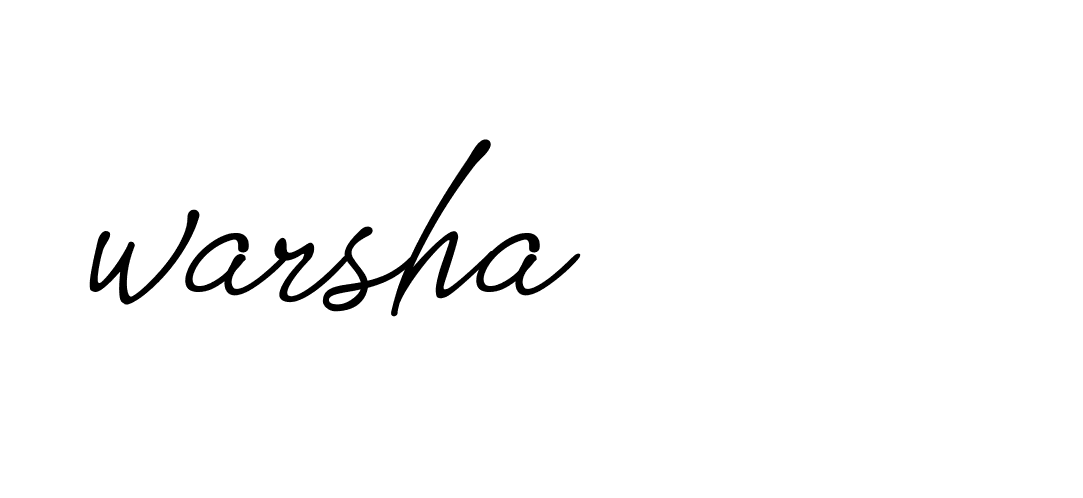 Signature of warsha-