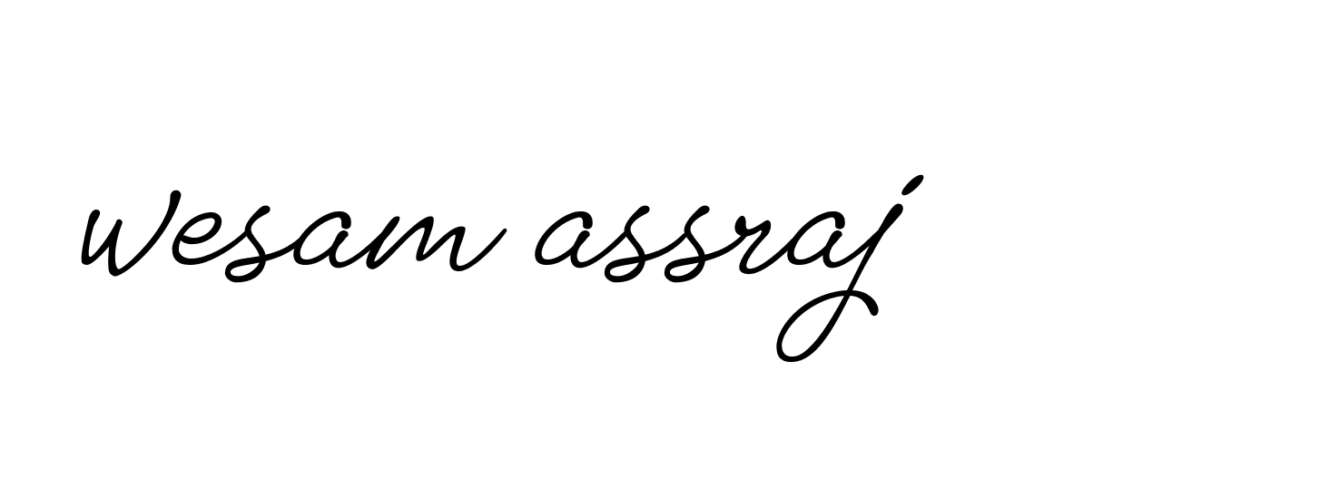 Signature of wesam-assraj