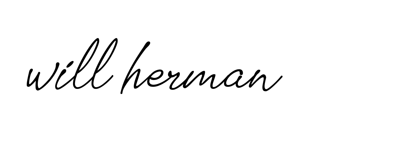 Signature of will-herman