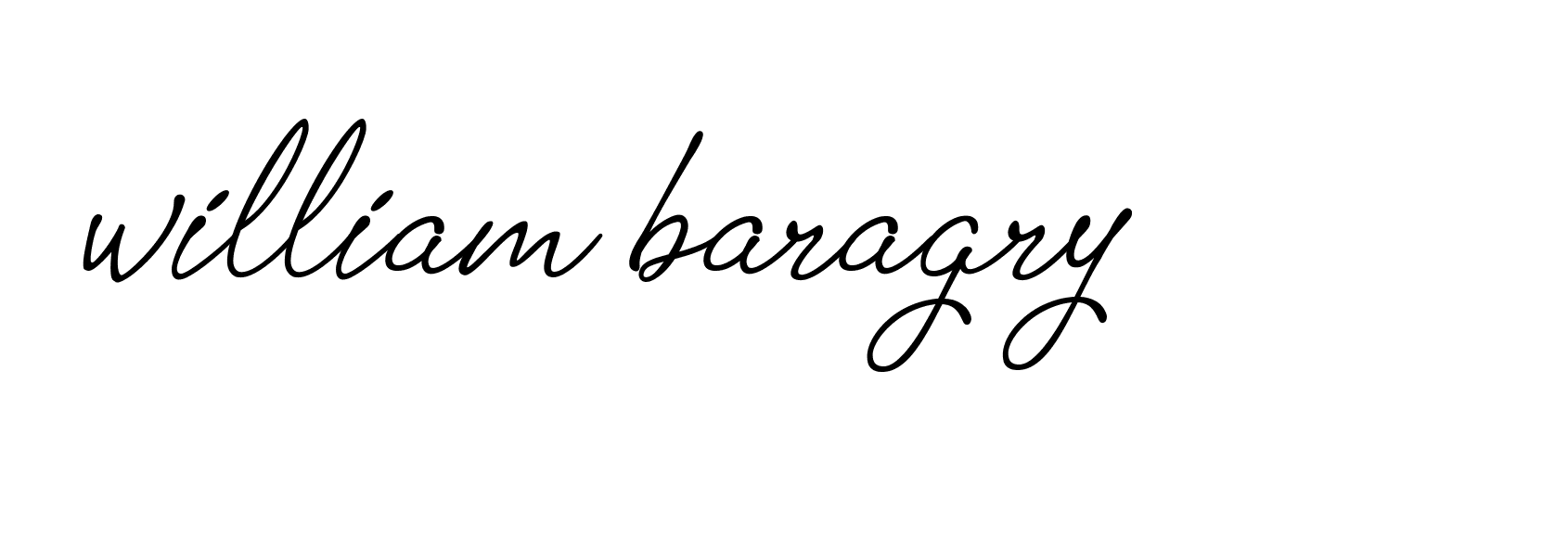 Signature of william-baragry