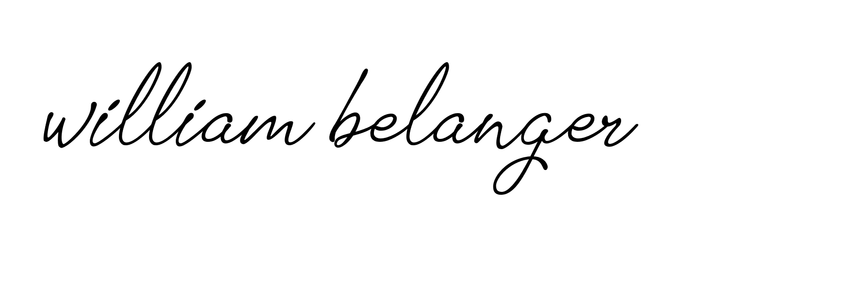 Signature of william-belanger