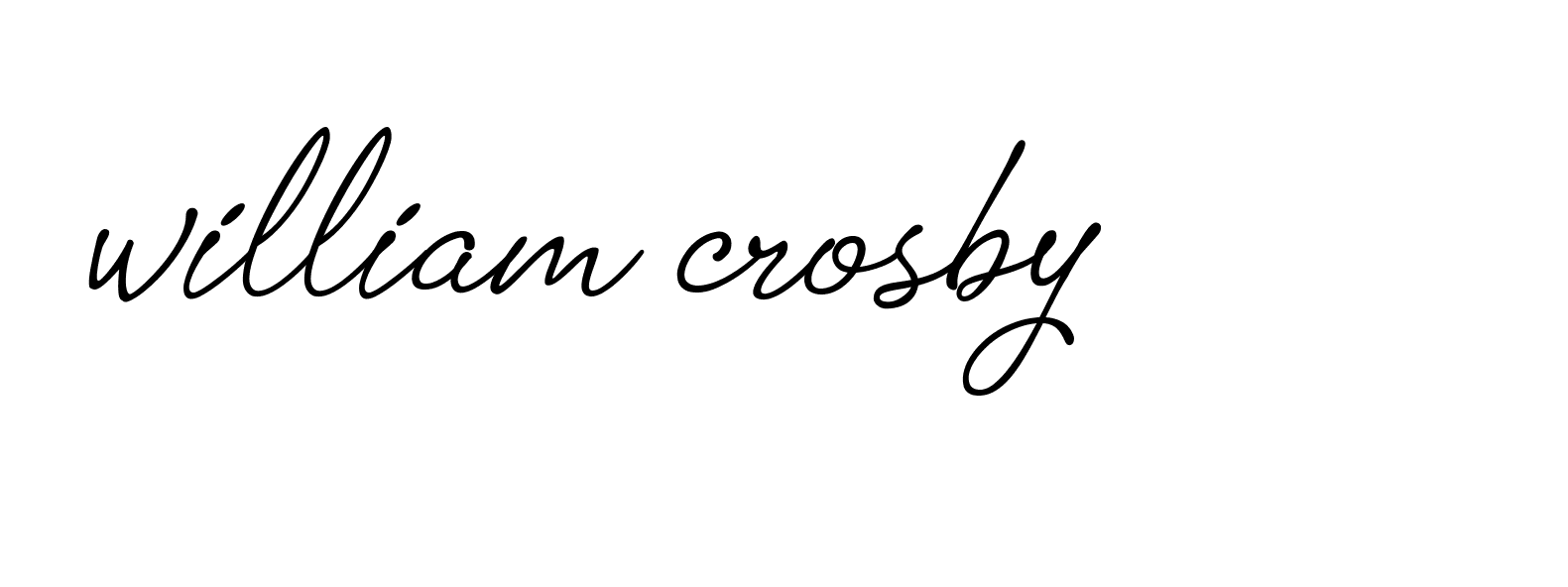 Signature of william-crosby