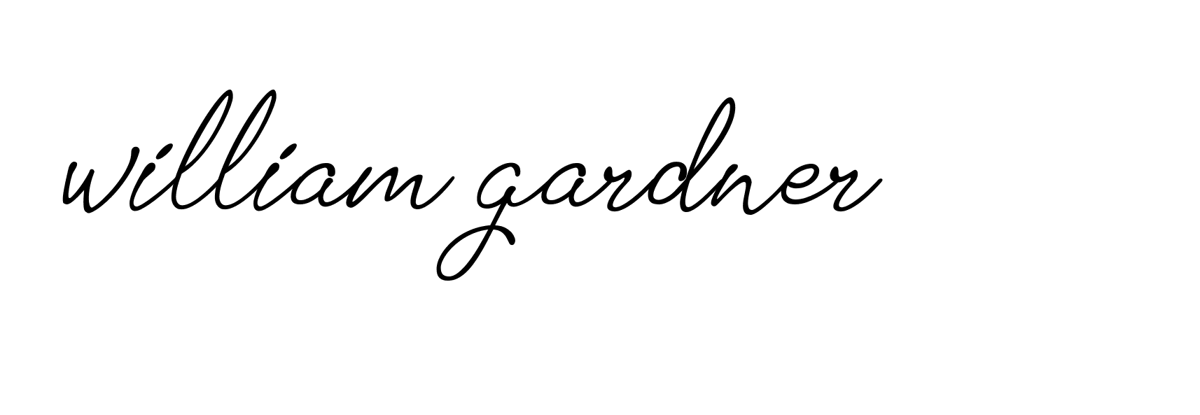 Signature of william-gardner