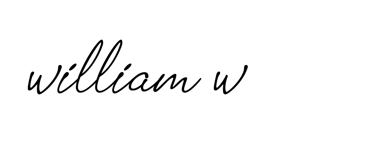 Signature of william-w