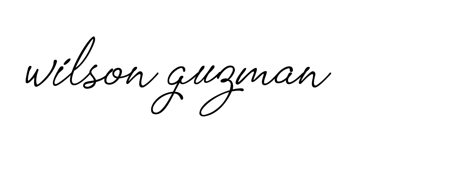 Signature of wilson-guzman