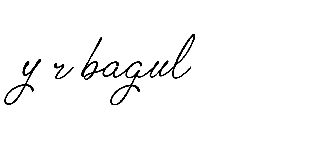 Signature of y-r-bagul