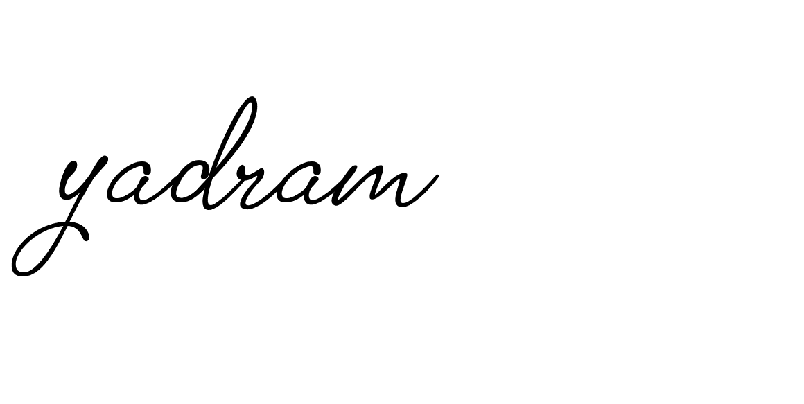 Signature of yadram