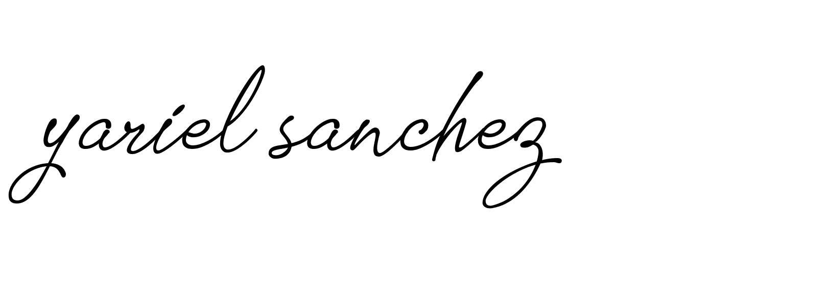 Signature of yariel-sanchez