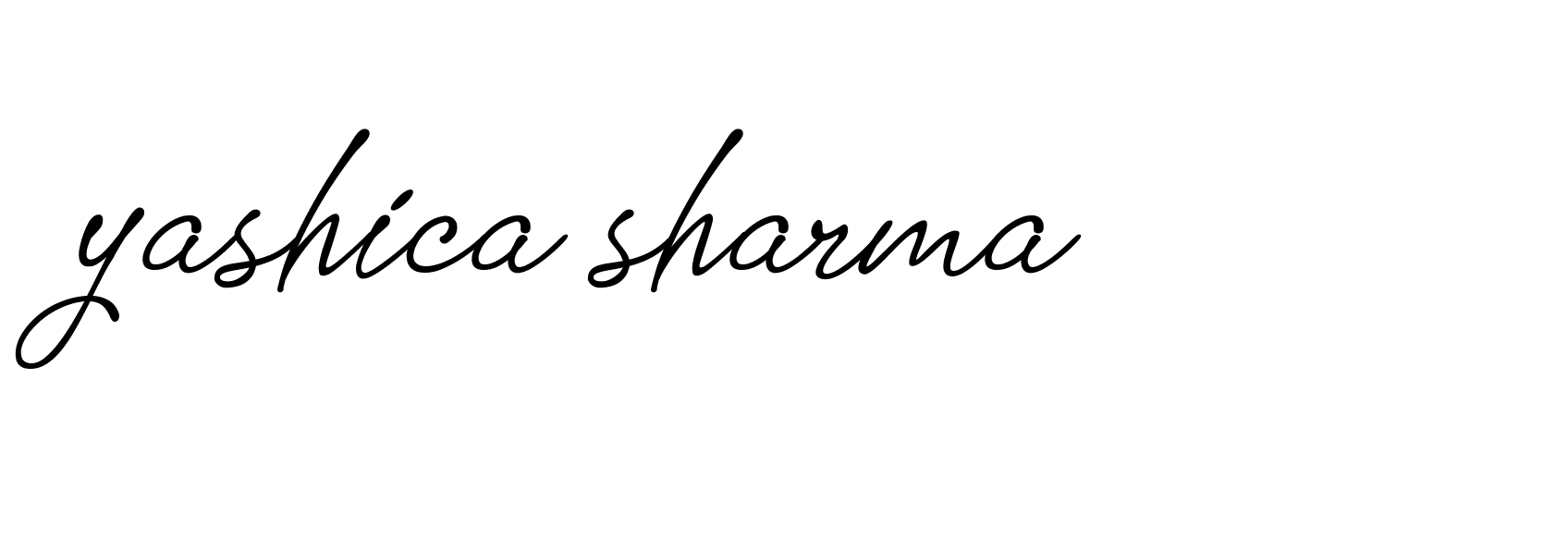 Signature of yashica-sharma