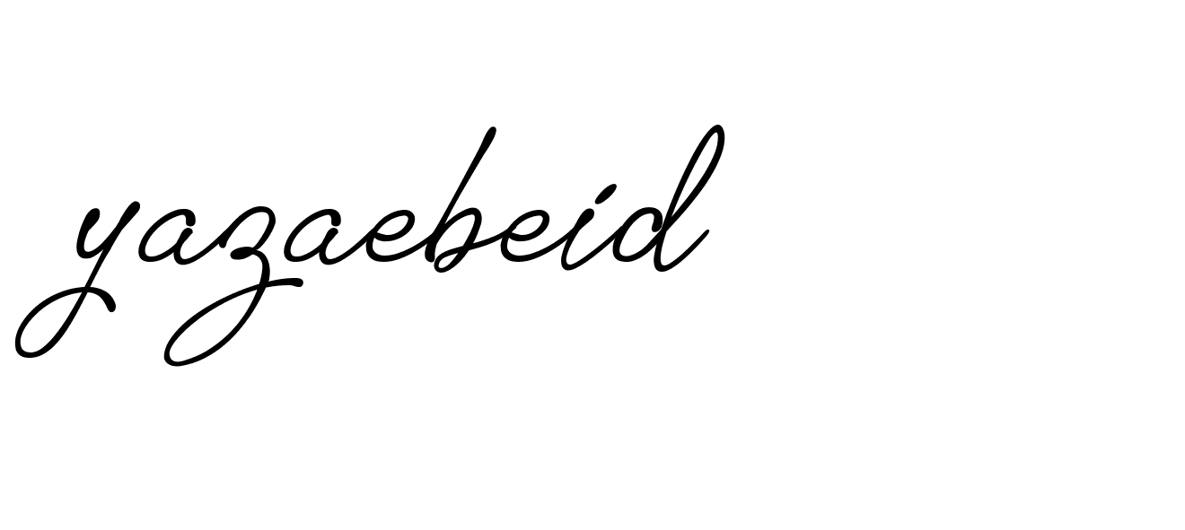 Signature of yazaebeid