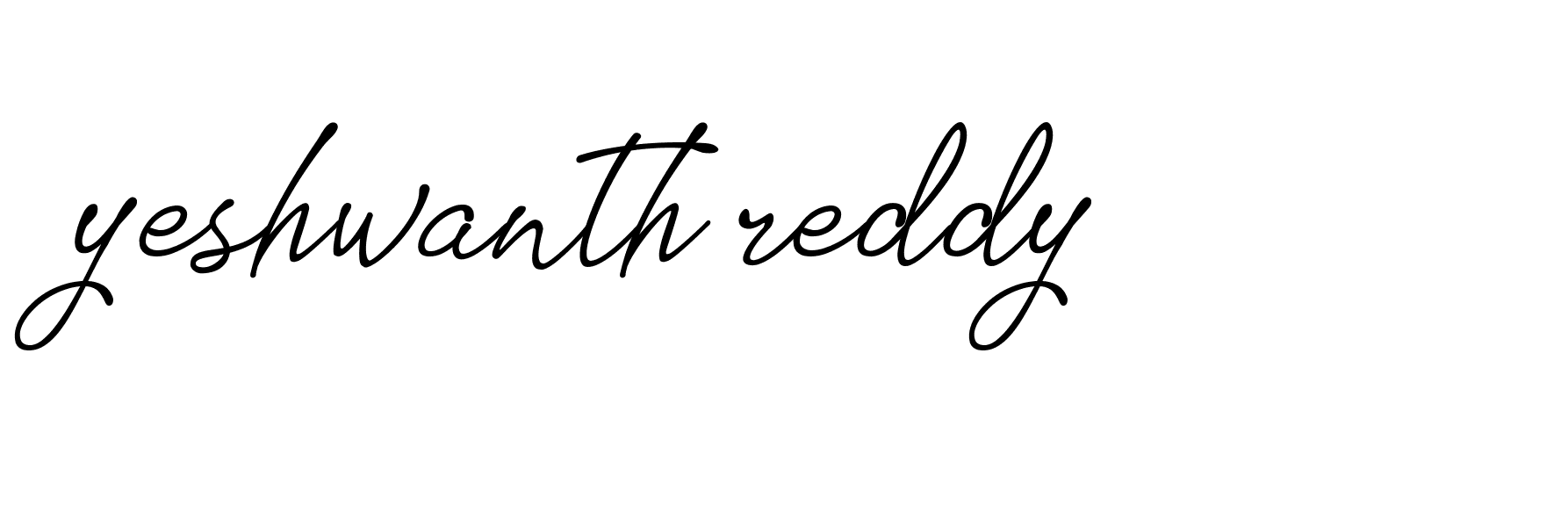 Signature of yeshwanth-reddy