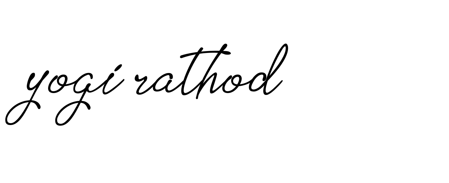 Signature of yogi-rathod