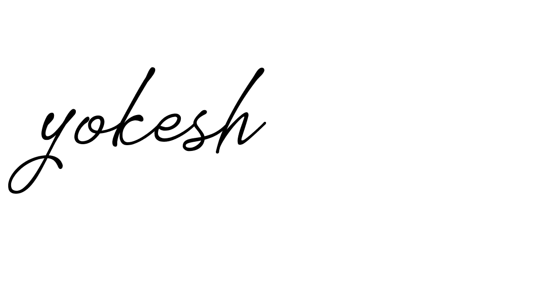 Signature of yokesh-