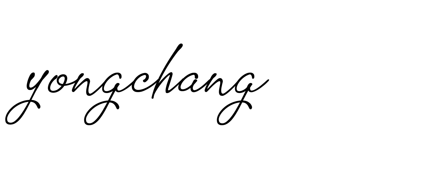 Signature of yongchang