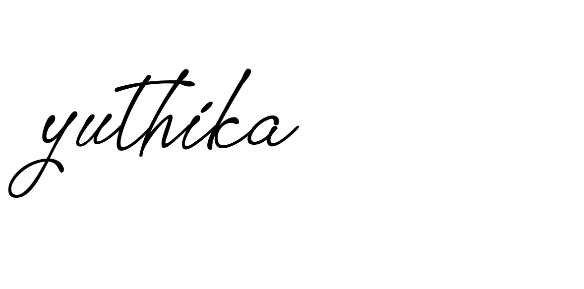 Signature of yuthika-