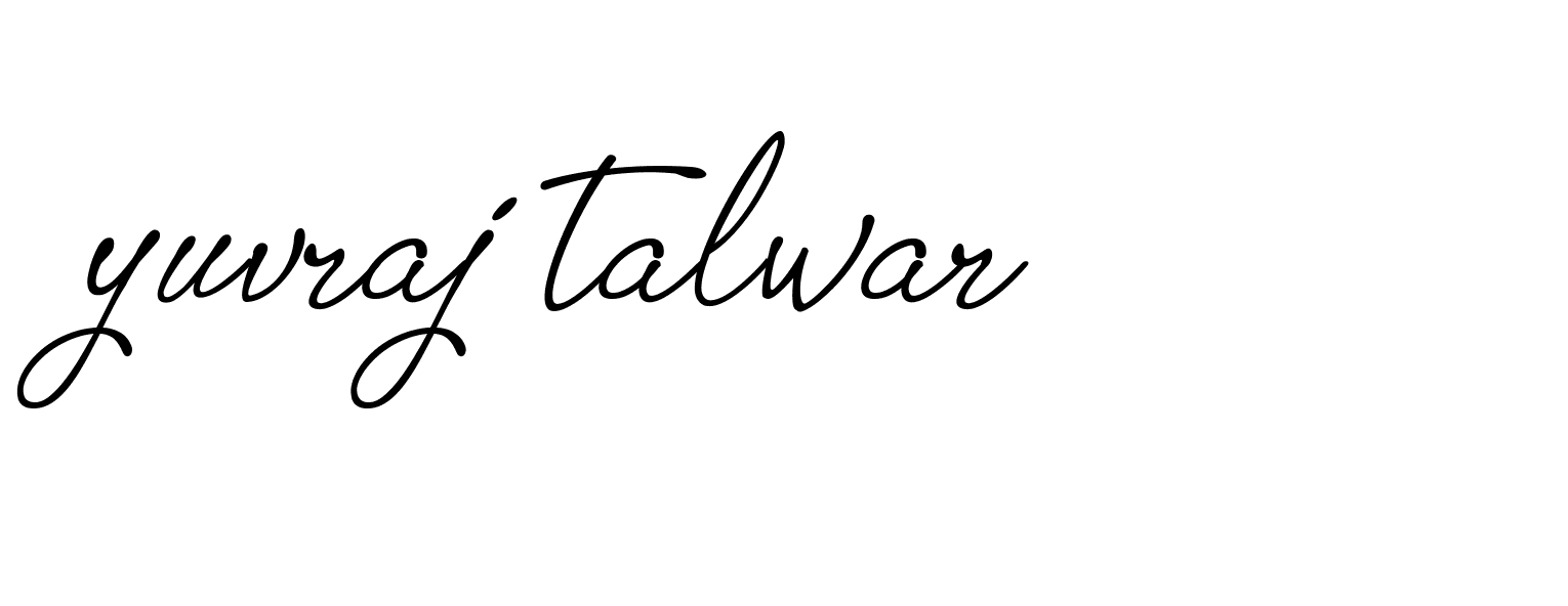 Signature of yuvraj-talwar