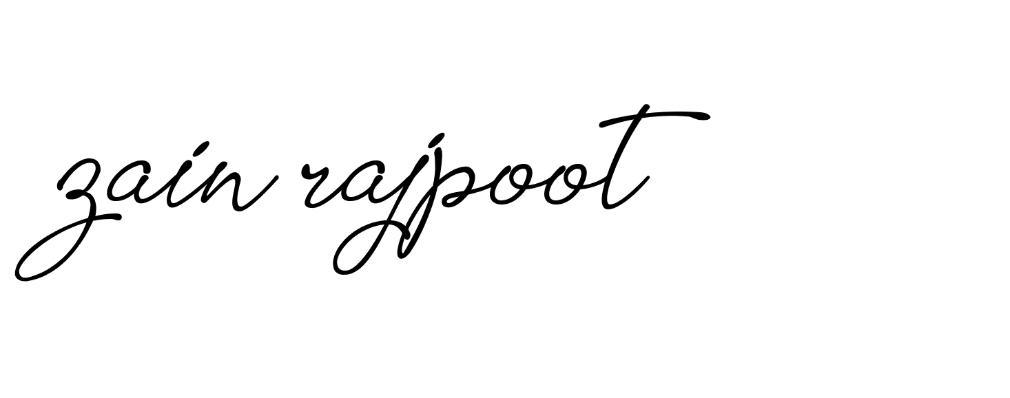 Signature of zain-rajpoot