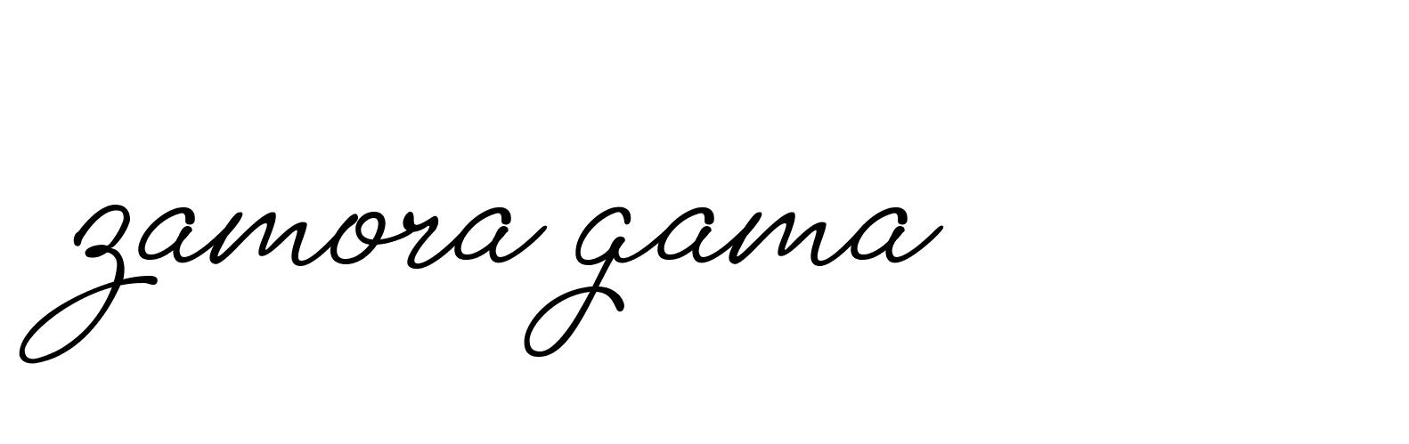 Signature of zamora-gama