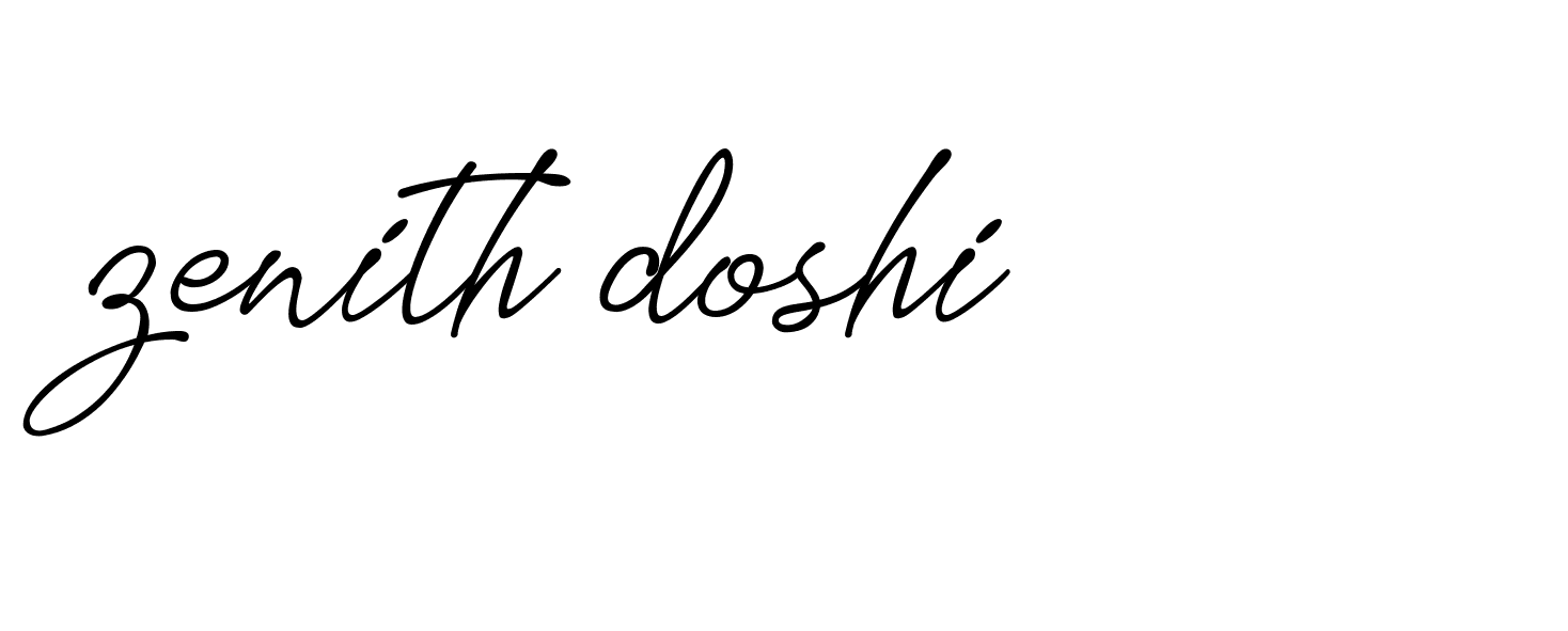 Signature of zenith-doshi