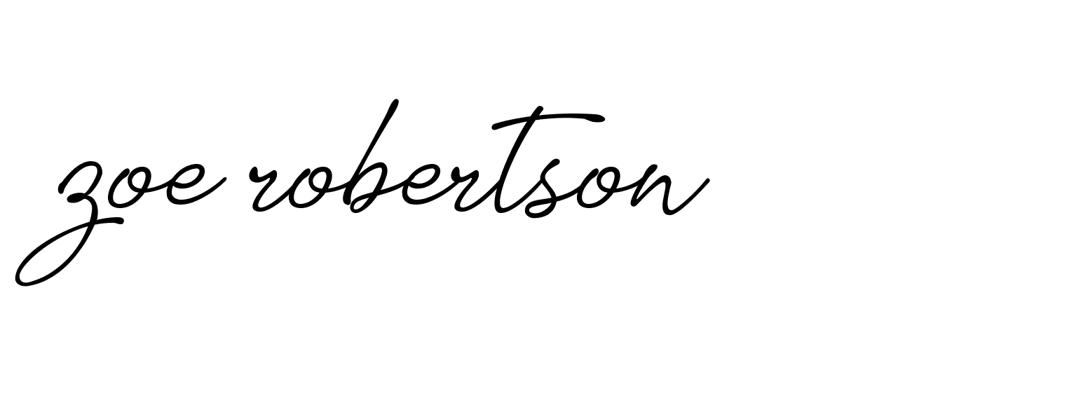 Signature of zoe-robertson