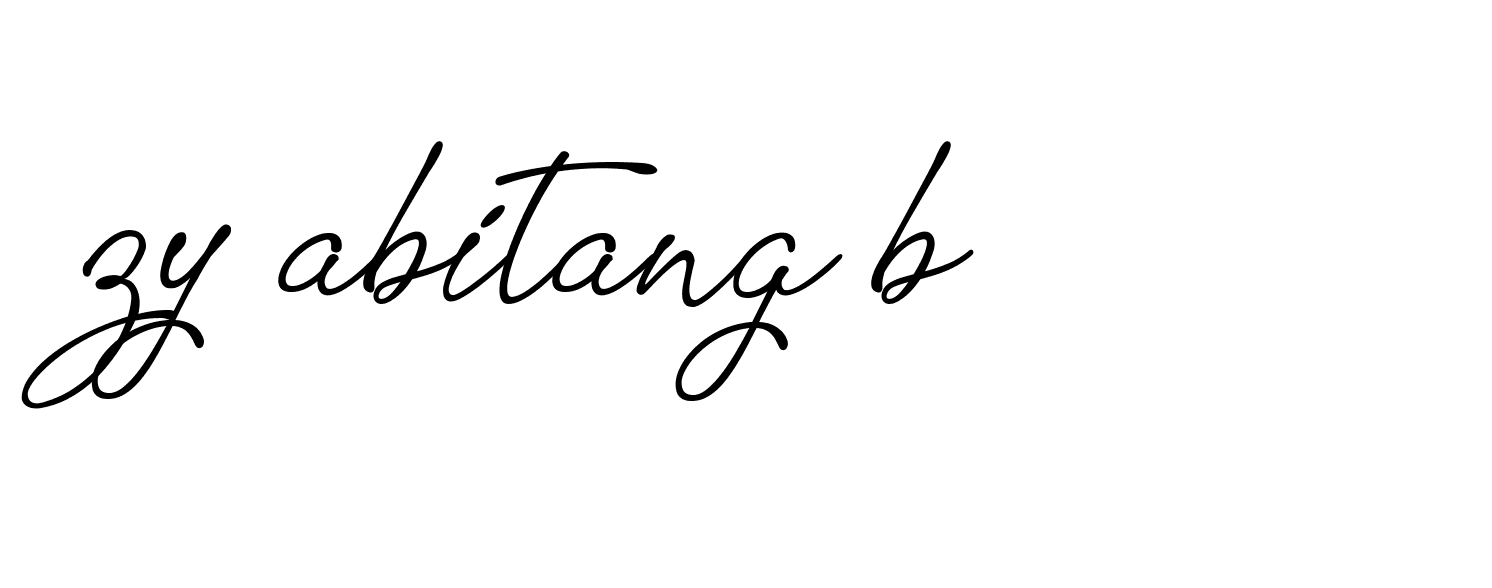 Signature of zy-abitang-b