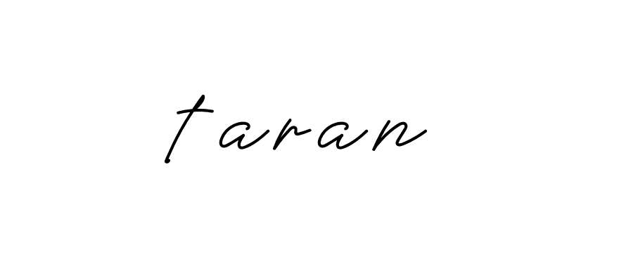 Signature of -----taran