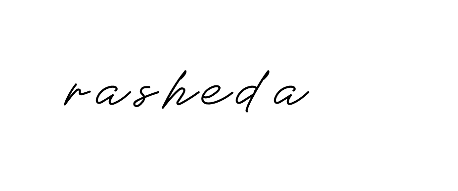 Signature of -rasheda