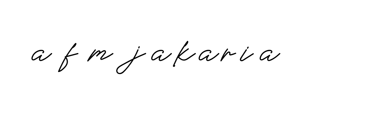 Signature of a-f-m-jakaria