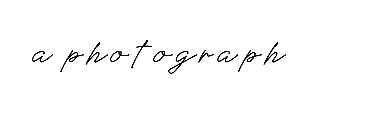 Signature of a-photograph