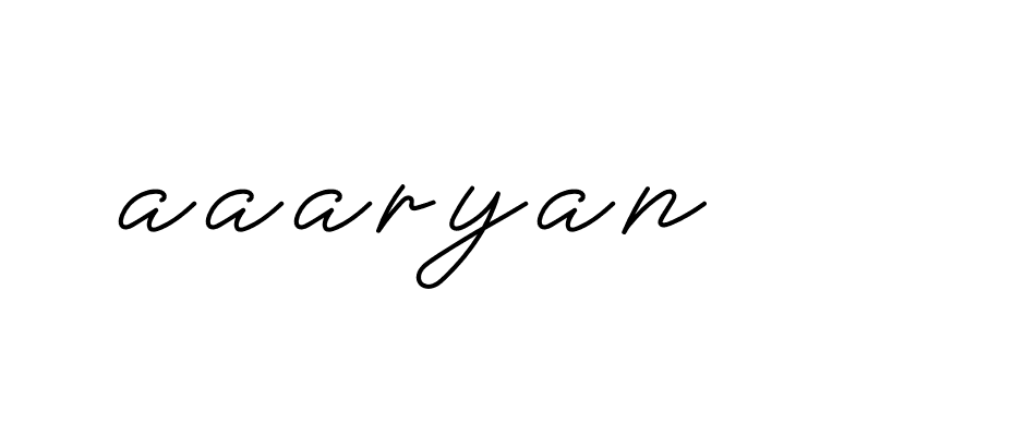 Signature of aaaryan