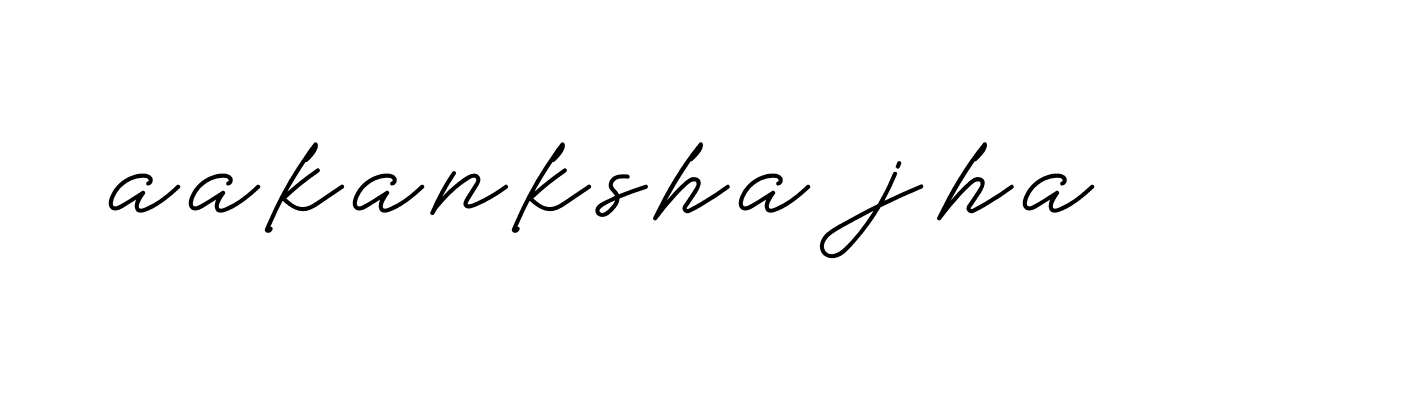 Signature of aakanksha-jha-