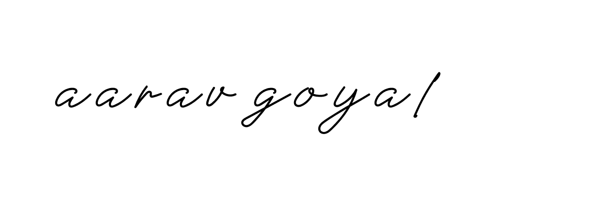 Signature of aarav-goyal