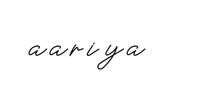 Signature of aariya