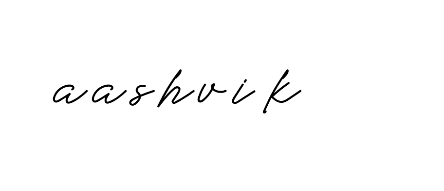 Signature of aashvik