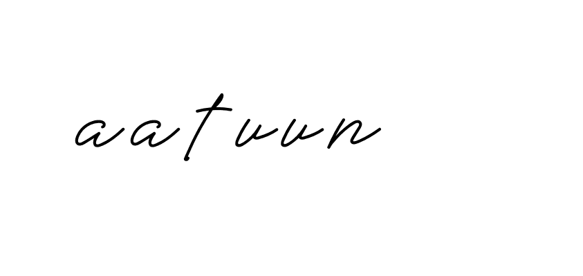 Signature of aatuun