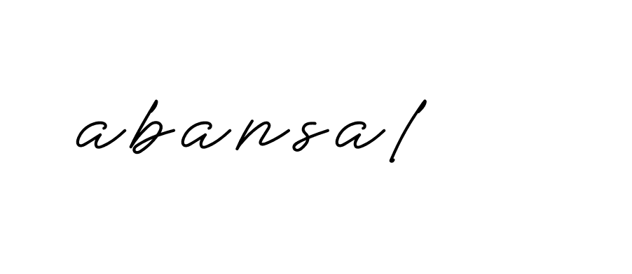 Signature of abansal