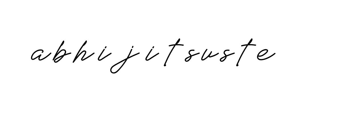 Signature of abhijitsuste