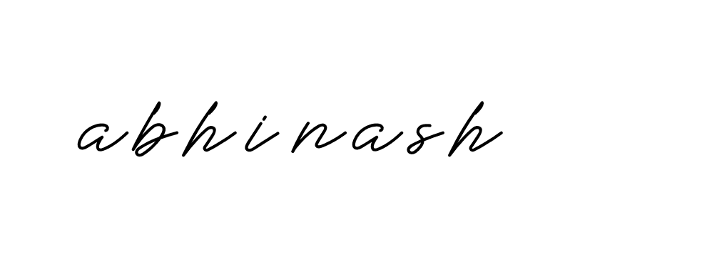 Signature of abhinash