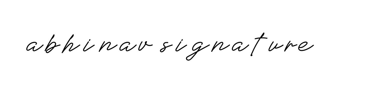 Signature of abhinav-signature